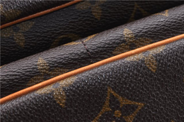 Auth LOUIS VUITTON Monogram Saumur 35 Shoulder Cross Body Bag M42254 LV 7468C