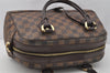 Authentic Louis Vuitton Damier Duomo Hand Boston Bag Purse N60008 LV 7468I