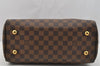 Authentic Louis Vuitton Damier Duomo Hand Boston Bag Purse N60008 LV 7468I