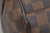 Authentic Louis Vuitton Damier Duomo Hand Boston Bag Purse N60008 LV 7468I