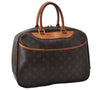 Authentic Louis Vuitton Monogram Deauville Hand Bag M47270 LV 7469D