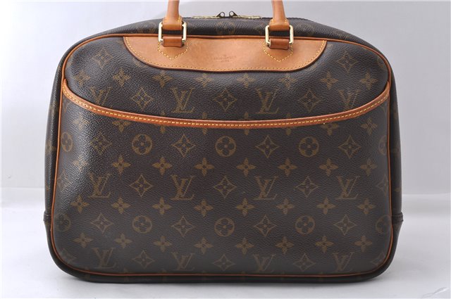 Authentic Louis Vuitton Monogram Deauville Hand Bag M47270 LV 7469D