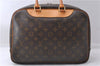 Authentic Louis Vuitton Monogram Deauville Hand Bag M47270 LV 7469D