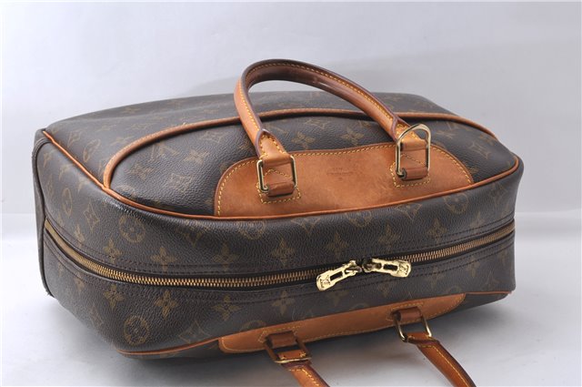 Authentic Louis Vuitton Monogram Deauville Hand Bag M47270 LV 7469D