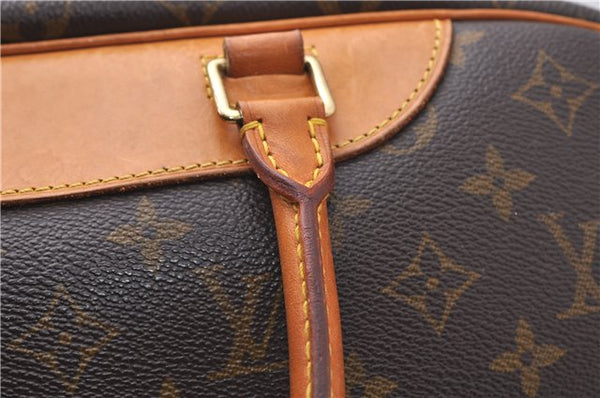 Authentic Louis Vuitton Monogram Deauville Hand Bag M47270 LV 7469D