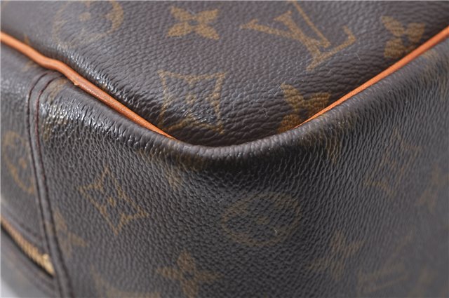Authentic Louis Vuitton Monogram Deauville Hand Bag M47270 LV 7469D