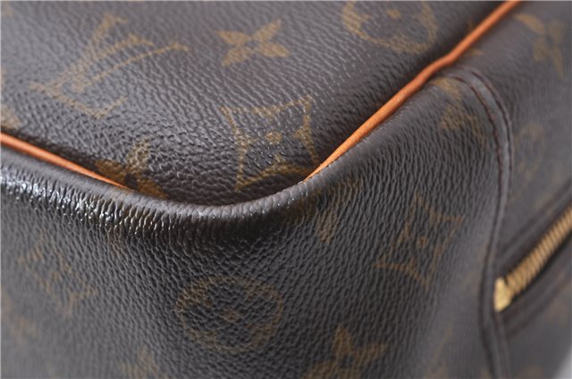 Authentic Louis Vuitton Monogram Deauville Hand Bag M47270 LV 7469D