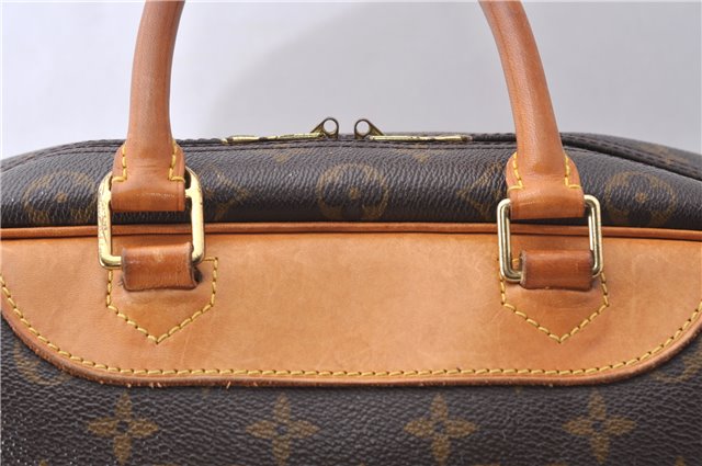 Authentic Louis Vuitton Monogram Deauville Hand Bag M47270 LV 7469D