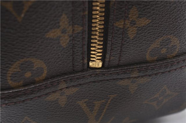 Authentic Louis Vuitton Monogram Deauville Hand Bag M47270 LV 7469D