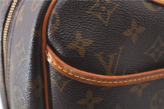 Authentic Louis Vuitton Monogram Deauville Hand Bag M47270 LV 7469D
