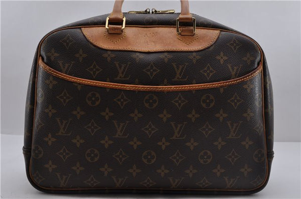 Authentic Louis Vuitton Monogram Deauville Hand Bag Purse M47270 LV 7470D