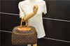 Authentic Louis Vuitton Monogram Deauville Hand Bag Purse M47270 LV 7470D