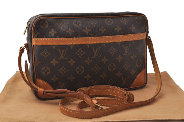 Auth Louis Vuitton Monogram Trocadero 30 Shoulder Cross Body Bag M51272 LV 7471D