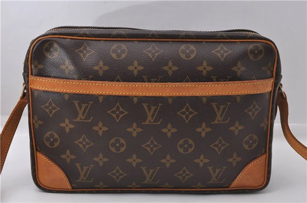 Auth Louis Vuitton Monogram Trocadero 30 Shoulder Cross Body Bag M51272 LV 7471D