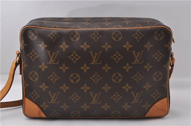 Auth Louis Vuitton Monogram Trocadero 30 Shoulder Cross Body Bag M51272 LV 7471D