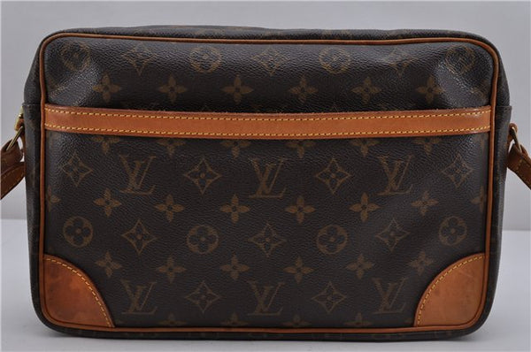 Auth Louis Vuitton Monogram Trocadero 30 Shoulder Cross Body Bag M51272 LV 7472D
