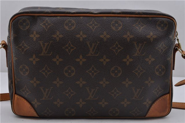 Auth Louis Vuitton Monogram Trocadero 30 Shoulder Cross Body Bag M51272 LV 7472D