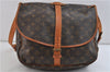 Auth LOUIS VUITTON Monogram Saumur 35 Shoulder Cross Body Bag M42254 LV 7475C