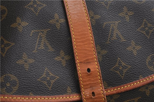 Auth LOUIS VUITTON Monogram Saumur 35 Shoulder Cross Body Bag M42254 LV 7475C