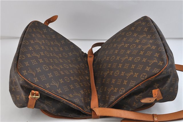 Auth LOUIS VUITTON Monogram Saumur 35 Shoulder Cross Body Bag M42254 LV 7475C