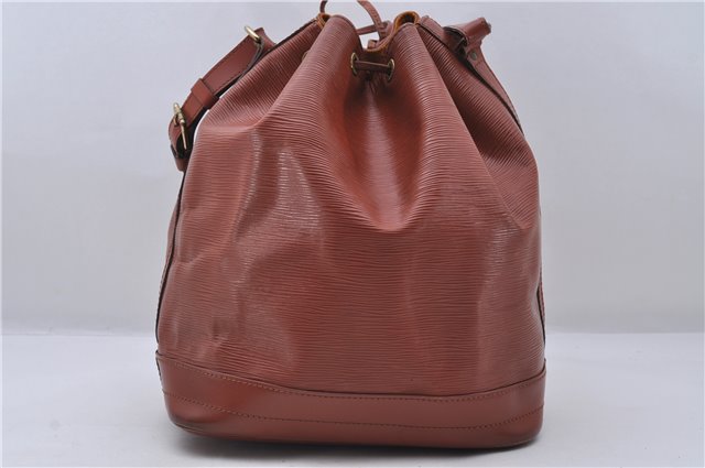 Authentic Louis Vuitton Epi Noe Shoulder Bag Brown M44028 LV 7476D