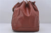 Authentic Louis Vuitton Epi Noe Shoulder Bag Brown M44028 LV 7476D