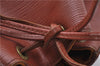 Authentic Louis Vuitton Epi Noe Shoulder Bag Brown M44028 LV 7476D