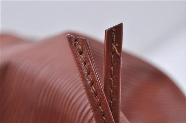 Authentic Louis Vuitton Epi Noe Shoulder Bag Brown M44028 LV 7476D