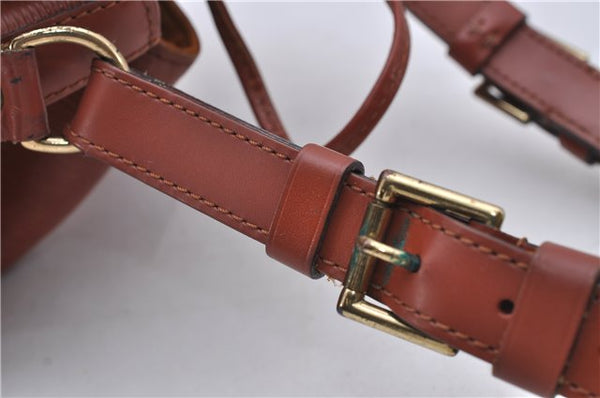 Authentic Louis Vuitton Epi Noe Shoulder Bag Brown M44028 LV 7476D