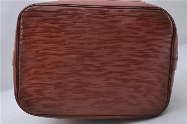 Authentic Louis Vuitton Epi Noe Shoulder Bag Brown M44028 LV 7476D