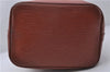 Authentic Louis Vuitton Epi Noe Shoulder Bag Brown M44028 LV 7476D