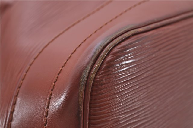Authentic Louis Vuitton Epi Noe Shoulder Bag Brown M44028 LV 7476D