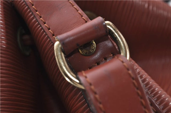 Authentic Louis Vuitton Epi Noe Shoulder Bag Brown M44028 LV 7476D