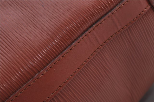 Authentic Louis Vuitton Epi Noe Shoulder Bag Brown M44028 LV 7476D