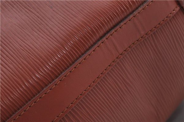 Authentic Louis Vuitton Epi Noe Shoulder Bag Brown M44028 LV 7476D