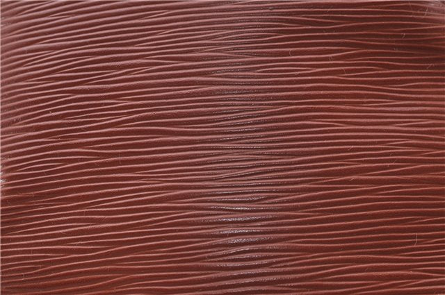 Authentic Louis Vuitton Epi Noe Shoulder Bag Brown M44028 LV 7476D