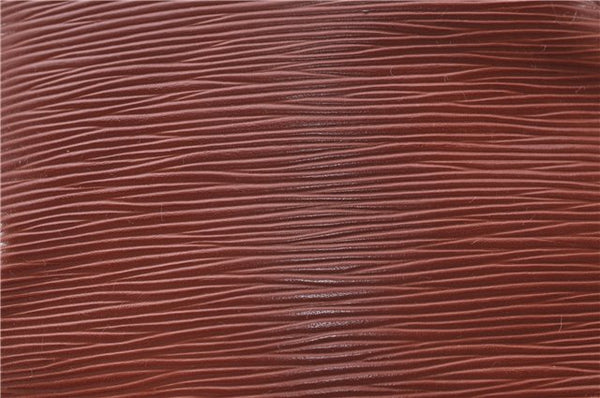 Authentic Louis Vuitton Epi Noe Shoulder Bag Brown M44028 LV 7476D