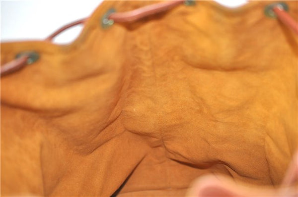 Authentic Louis Vuitton Epi Noe Shoulder Bag Brown M44028 LV 7476D