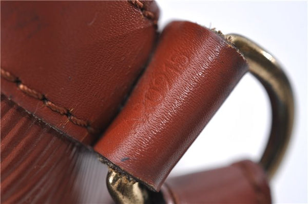 Authentic Louis Vuitton Epi Noe Shoulder Bag Brown M44028 LV 7476D