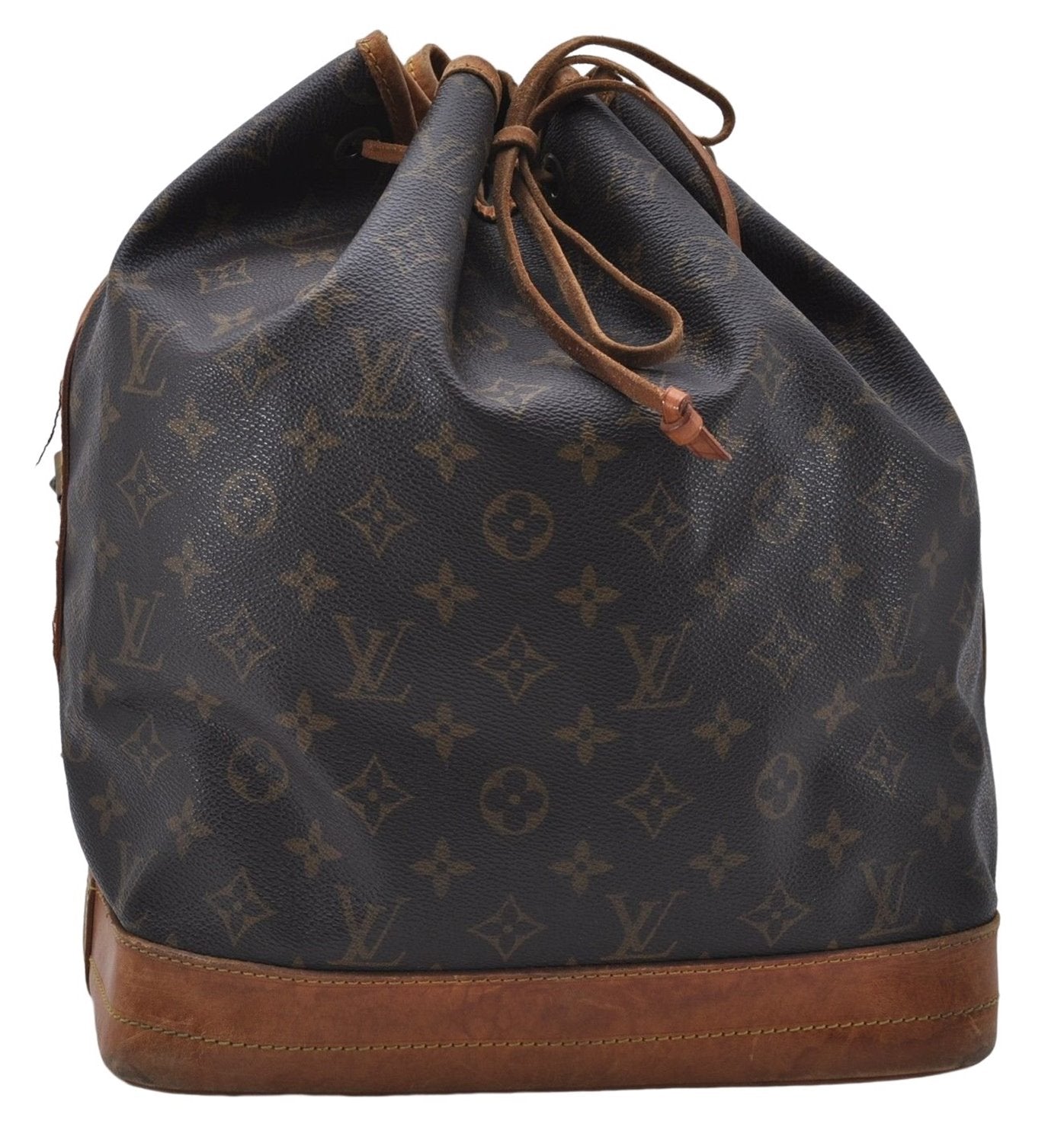 Authentic Louis Vuitton Monogram Noe Shoulder Bag M42224 LV 7477D
