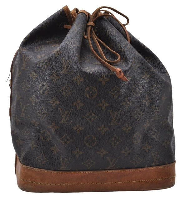 Authentic Louis Vuitton Monogram Noe Shoulder Bag M42224 LV 7477D