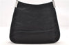 Authentic GUCCI Micro GG Nylon Leather Shoulder Hand Bag 0050846 Black 7480C