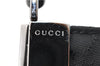 Authentic GUCCI Micro GG Nylon Leather Shoulder Hand Bag 0050846 Black 7480C