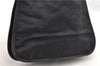 Authentic GUCCI Micro GG Nylon Leather Shoulder Hand Bag 0050846 Black 7480C