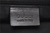 Authentic GUCCI Micro GG Nylon Leather Shoulder Hand Bag 0050846 Black 7480C