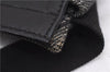 Authentic GUCCI Vintage Waist Body Bag Purse GG Canvas Leather 28566 Black 7481E