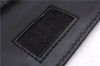 Authentic GUCCI Vintage Waist Body Bag Purse GG Canvas Leather 28566 Black 7481E