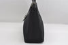 Authentic FENDI Vintage Shoulder Hand Bag Purse Jersey Leather Black 7483I