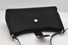 Authentic FENDI Vintage Shoulder Hand Bag Purse Jersey Leather Black 7483I