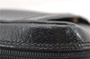 Authentic GUCCI Vintage Clutch Hand Bag Leather Black 7484C